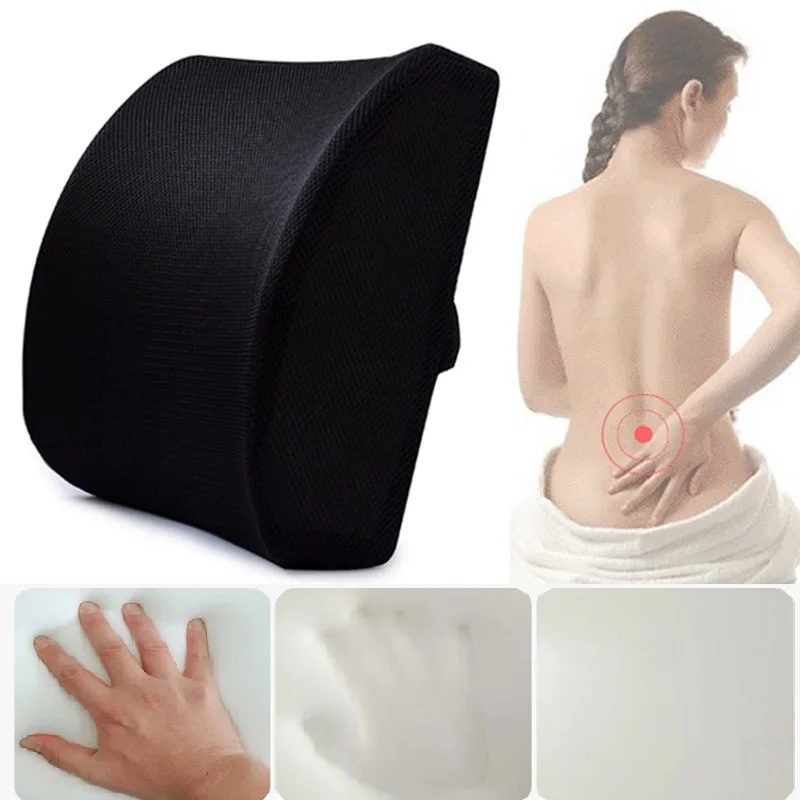 

Travel Car Back Cushion Coccyx Orthopedic Memory Foam Massage Seat Cushions Chair Office Nap Therapy Callipygian Padding