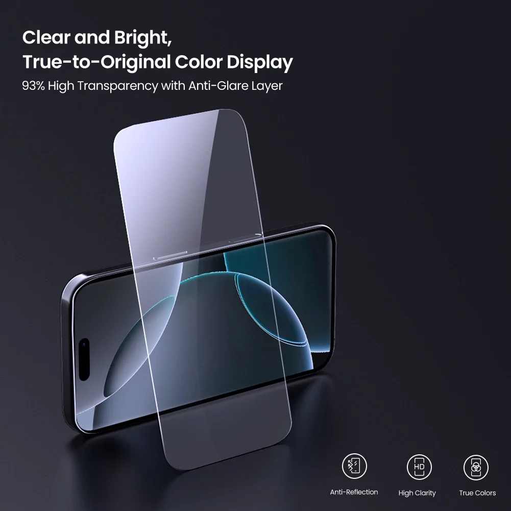 Стекло Nillkin H + Pro для iPhone 16 Max Plus с защитой от пыли 2.5D ультратонкое закаленное