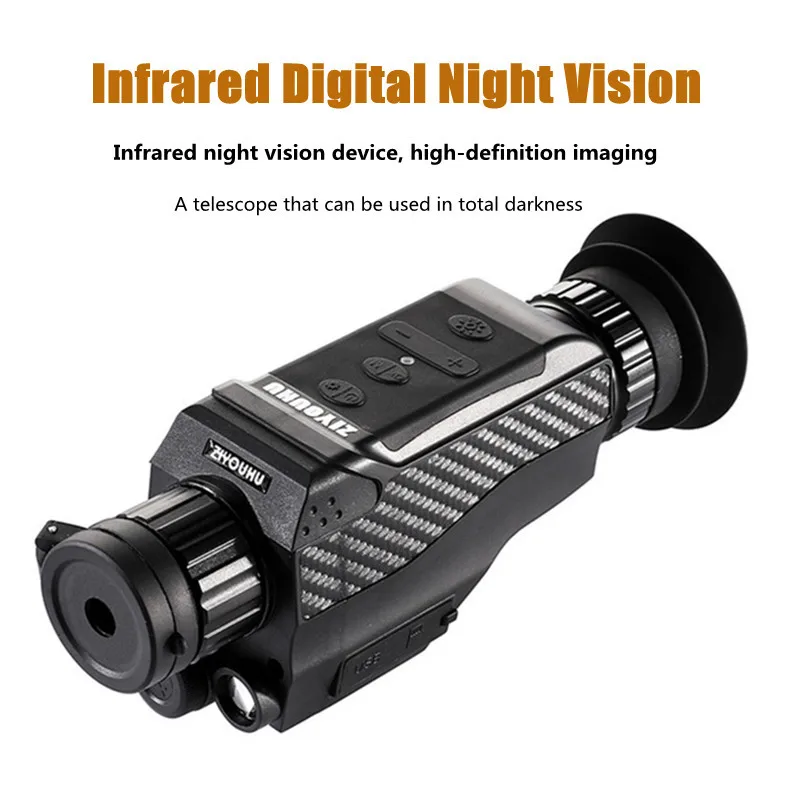 

Инфракрасное цифровое устройство ночного видения, HD фото-Видео устройство ночного видения, уличный охотничий монокуляр, инфракрасное устройство ночного видения