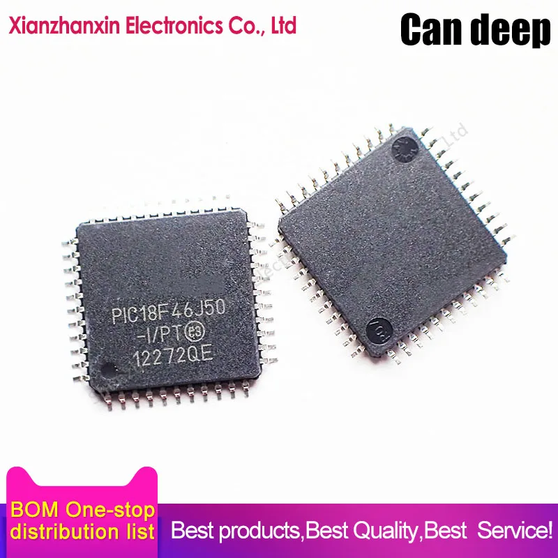 

1~5pcs/lot PIC18F46J50-I/PT PIC18F46J50 QFP44 Eight controller chip new and original