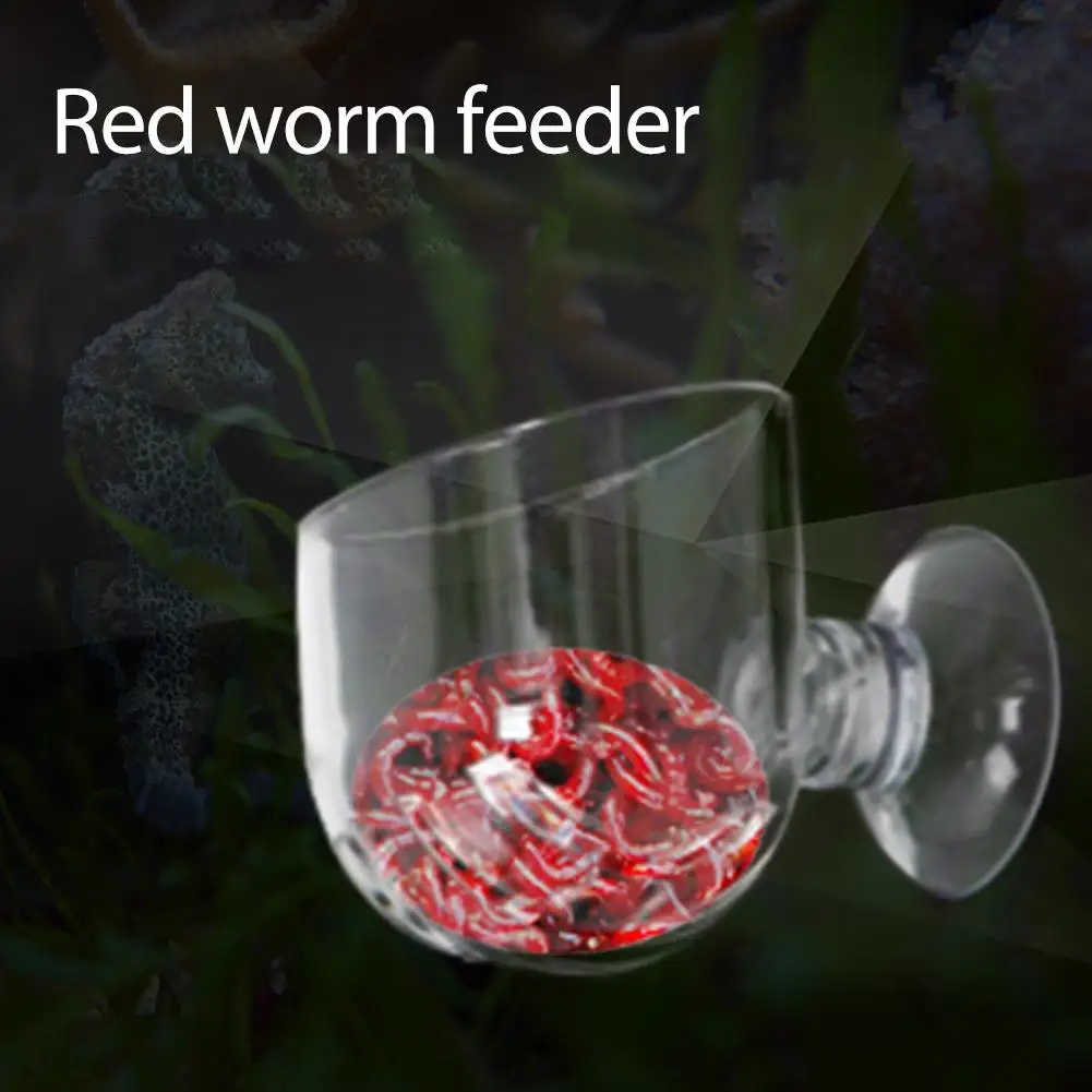 

2023 Aquarium Decoration Hanging Fish Tank Mini Crystal Acrylic Glass Pot Polka Water Planting Cylinder Cup Feeding Accessories
