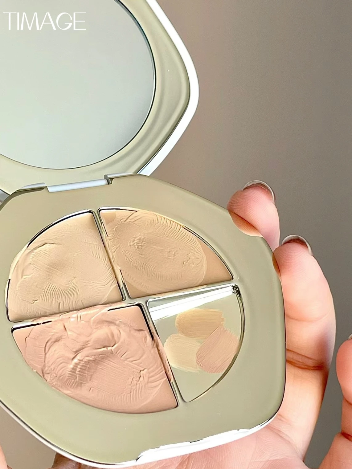 Трехцветный консилер TIMAGE палитра консилеров для лица скрывает пятна акне темные