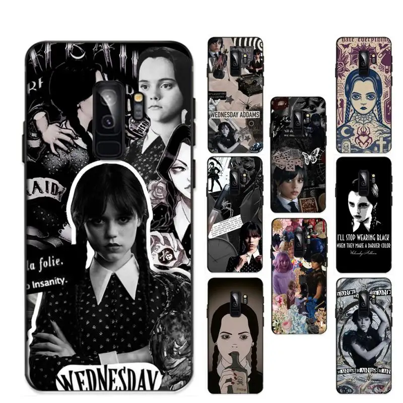 

Wednesday Addams Family TV Show Phone Case for Samsung S20 lite S21 S10 S9 plus for Redmi Note8 9pro for Huawei Y6 cover