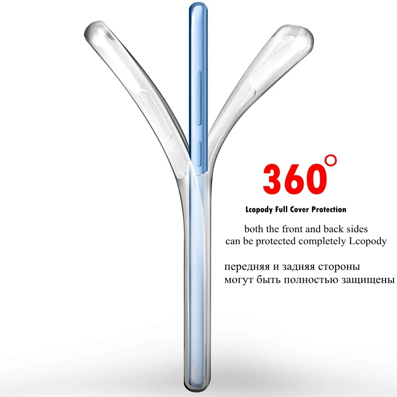 Double Silicone Case For huawei p8 p9 p10 p20 p30 Y5 Y6 Y7 Y9 Prime pro lite mini 2019 mate honor 8 8A 8S 10 10i 20 Back cover