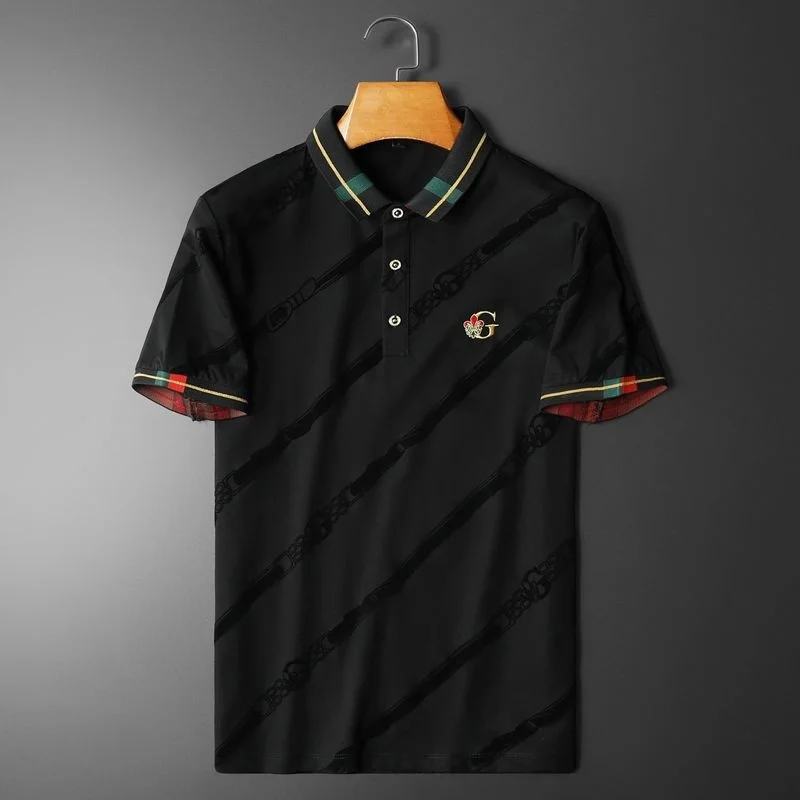 

Embroidery Pattern POLO Shirts Cotton Short Sleeve Polo Shirts Summer Casual Shirt High-quality Business Social Clothing 4XL