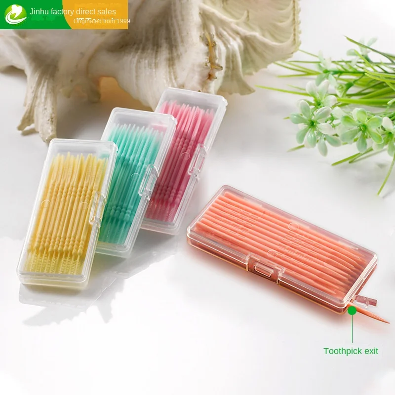 

40 Pieces of Choice Interdental Brush Dual End Brushing Clean Toothpick Oral Care Tools Toothpick Floss