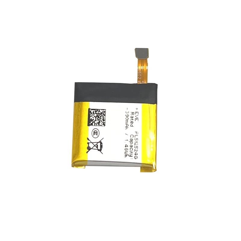 Аккумулятор для смарт-часов PL512524G 390 мАч 3.8В, замена батареи PL502524V для Huami Amazfit T-Rex Pro, Verge Lite, A1918, A1801, A1808 (art.: 3920db9ba2247) - 3920db9ba2247