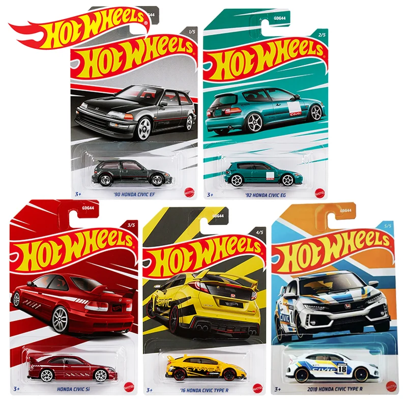 

Original Hot Wheels Car Honda Civic Diecast 1:64 Vioture Fast & Furious Forza Horizon Modern Classic Boys Toys for Children Gift