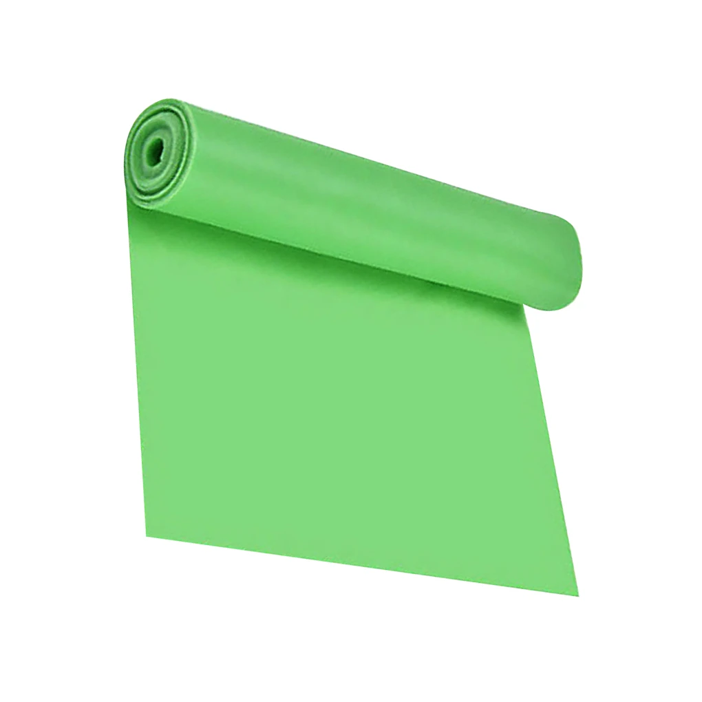 

Women Men Yoga Pilates Resistance Band Unisex Home Gym Strength Training Elastic Strap, Blue, 1800x150x0.35mm