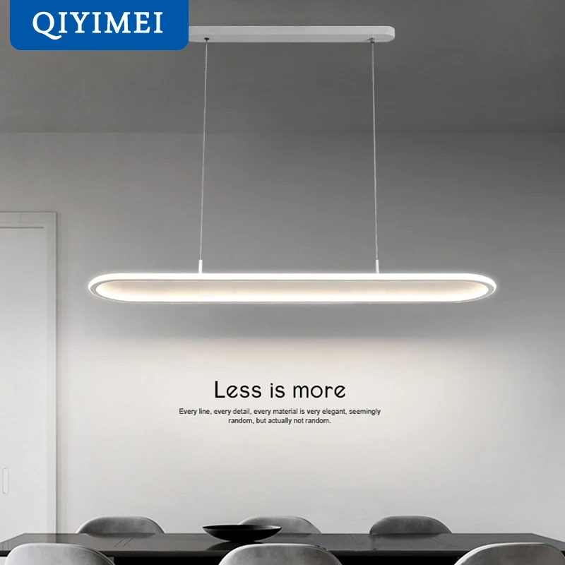 

Современные белые светодиодные подвесные светильники, кухонные алюминиевые подвесные светильники с шнуром для столовой, lamparas colgantes, Прямая поставка