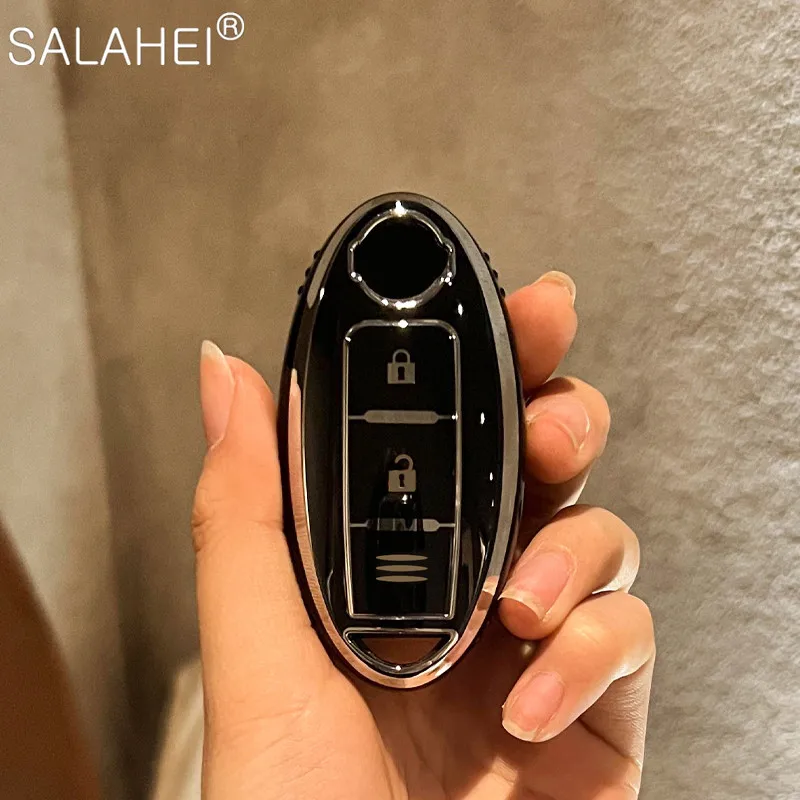 Чехол Для Автомобильного Ключа Из ТПУ Nissan 350Z Qashqai J10 J11 X-Trail Kicks Tiida Pathfinder —