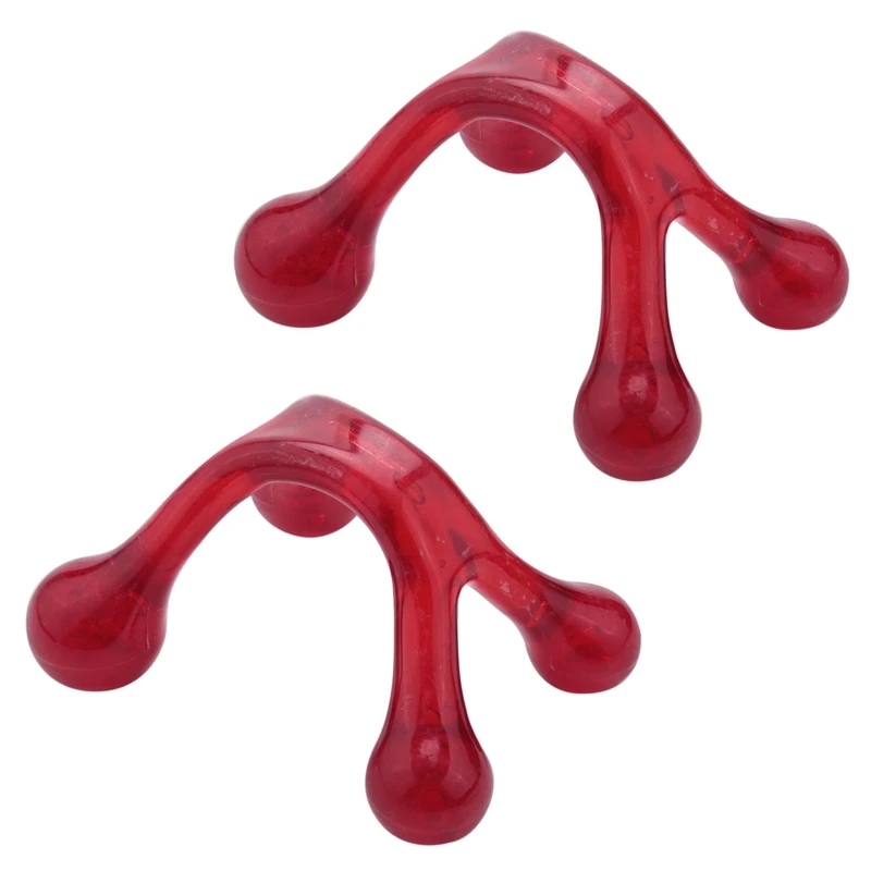 

2X Practical Hand Held Massager Back Neck Full Body Spa Therapy Handheld Acupressure Home Health Care Tool