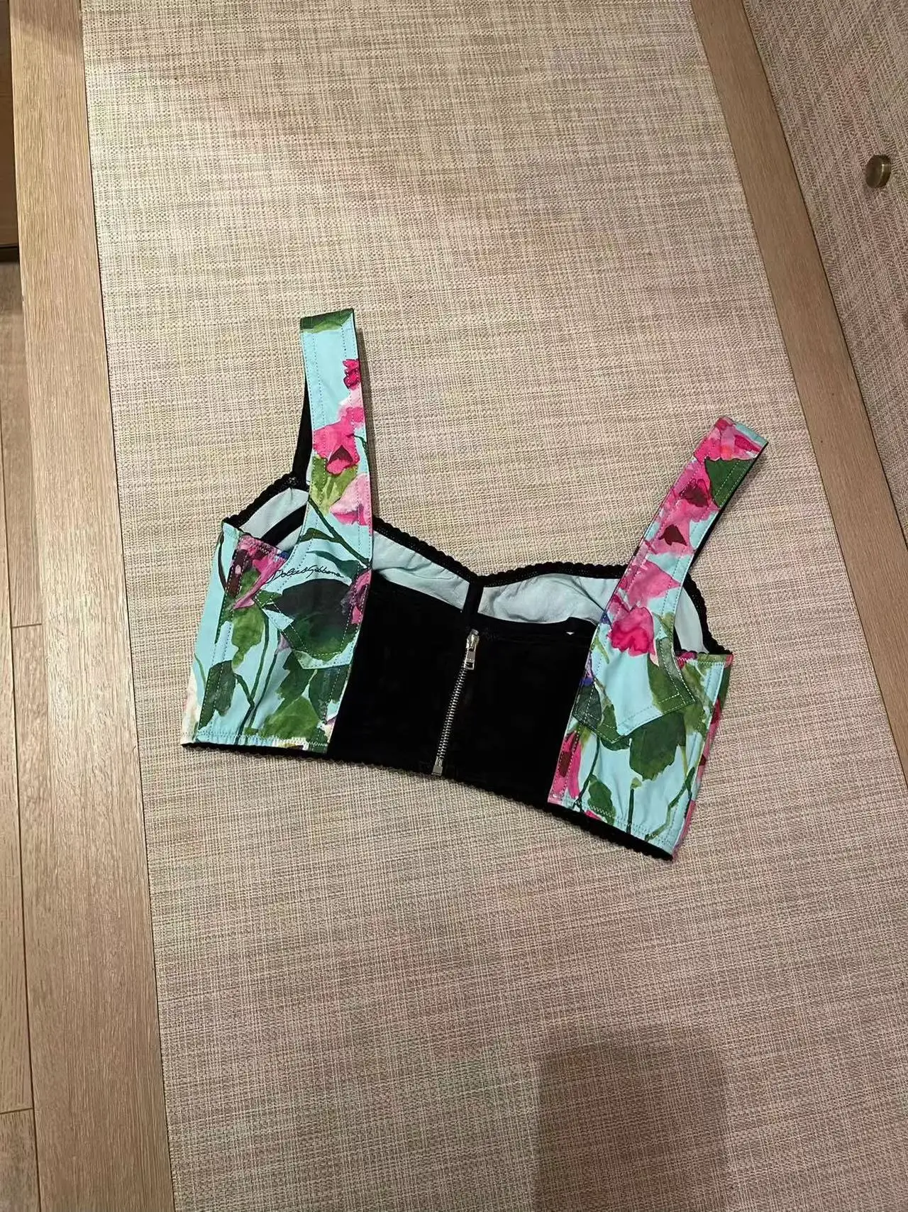 

2022 Summer Women Set Cotton Corset Top Poplin Midi Skirt Printed Vest Sicily Luxury Runway Brands Sexy Elegant High Quality