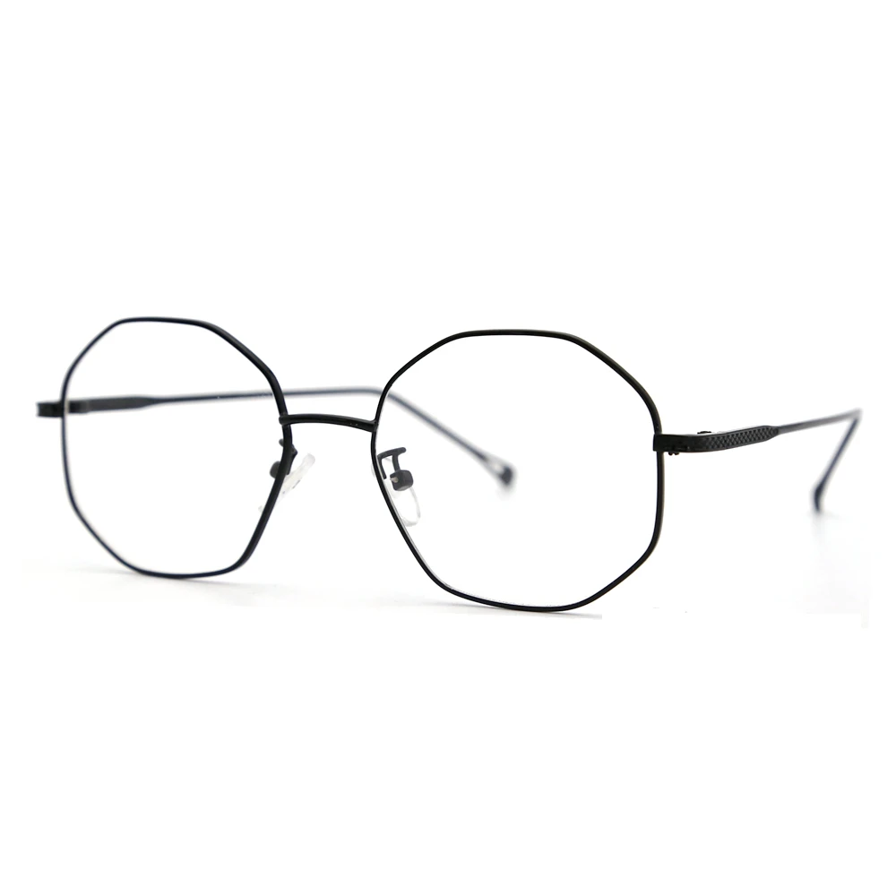 

Женская оправа для очков LORETOROSA, шестигранная, черная, серебристая, золотистая, кофейная