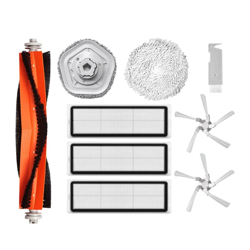 

9Pcs Replacement Parts For Xiaomi Dreame W10 Vacuum Cleaner Accessories Main Side Brush HEPA Filter Mop Cloth Spare