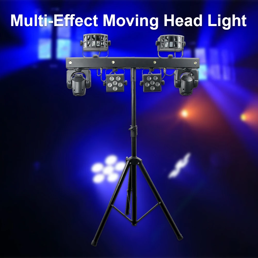 Профессиональные портативные Dj Lights Disco Equipment Gig Bar 2 шт. 6x2 Вт RGBW 4в1 Led Par сценическое