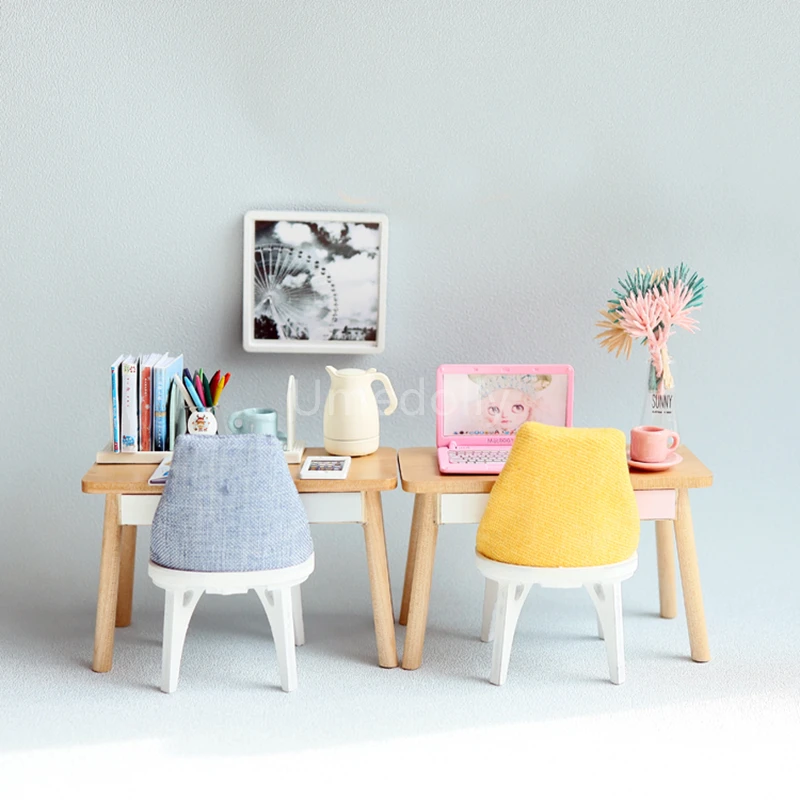 Миниатюрная мебель для кукольного домика в масштабе 1/12 Миниатюрный стол и стул