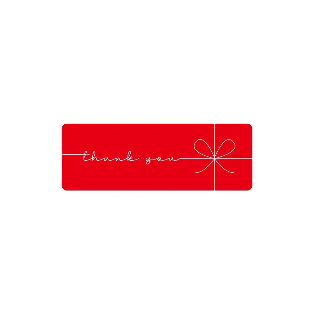 Rectangle Gift Wrapping Small Business Online Retails Package Labels Thank You For Your Order Sealing Stickers Open Me |