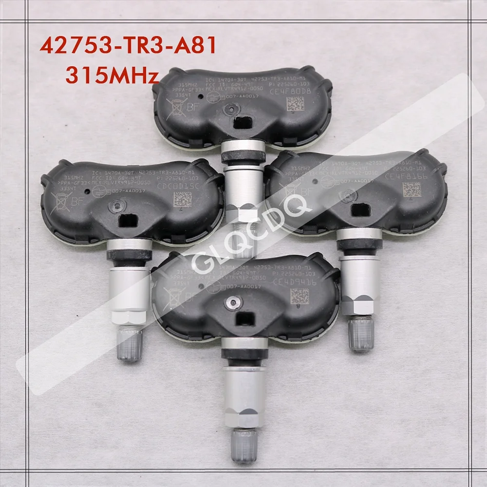 Датчик давления в шинах для 2013 2014 HONDA FIT 315 МГц датчик давления в шинах TPMS датчик 42753-TR3-A81 42753-TR3-A810-M1