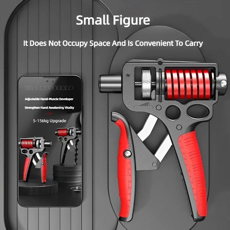 Регулируемый Сверхмощный Ручной Захват 5-165 Кг Для Фитнес-тренировок Усилитель