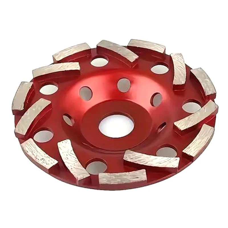 1pc Diamond Grinding Wheel 4.5inch 5inch Granite Marble Grinder Plate Concrete Polishing Disc Cup Bore22.23mm