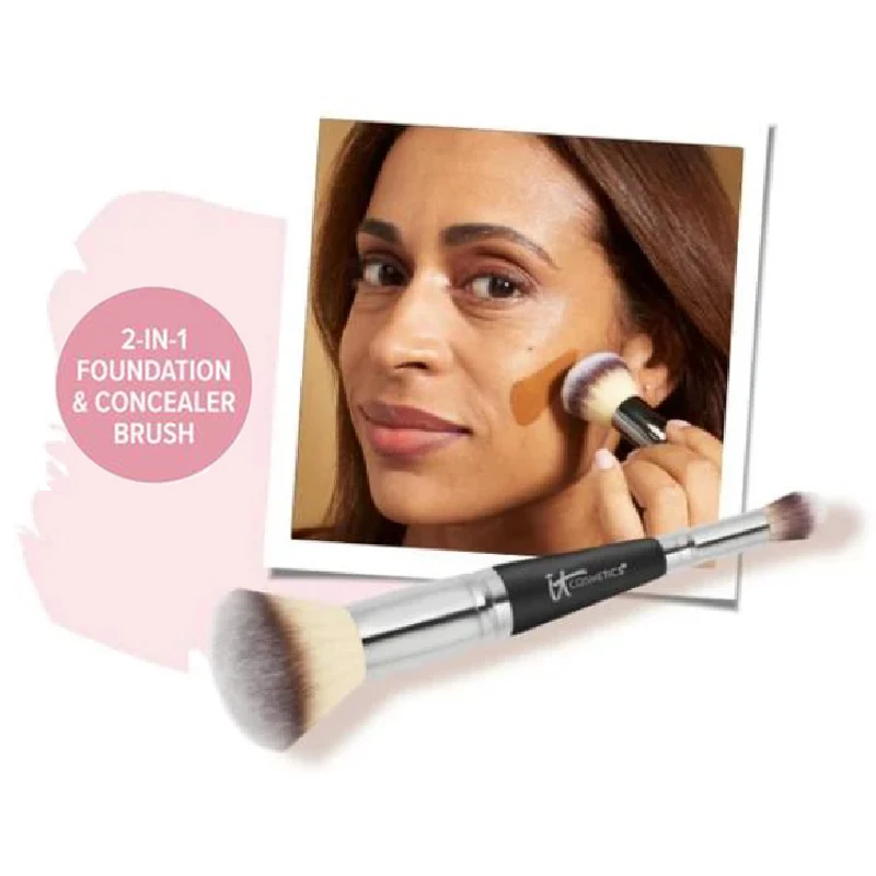 

2022 Heavenly Luxe Complexion Perfection Brush #7 Single Cosmetics Makeup Brushes 2 in 1 Foundation & Concealer Brush