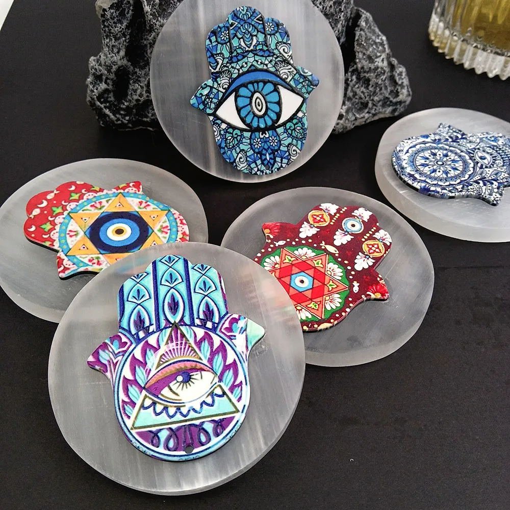 Пластина из натурального селенита 6-7 см