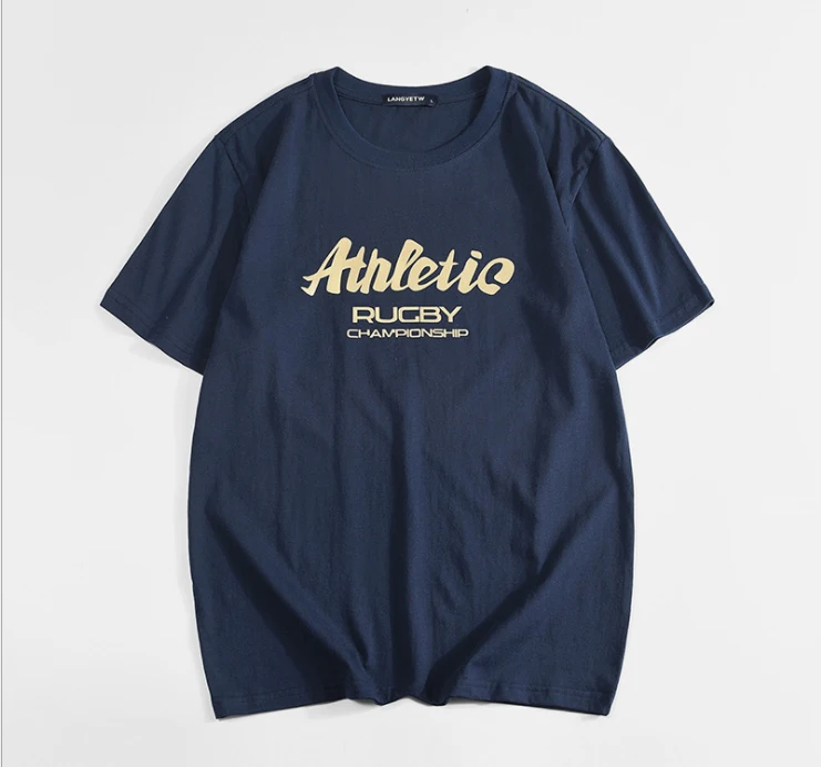 

a set hot sell customized T-Shirt Logo quick drying single style Crew neck short sleeve design Printed Personalized CCR22