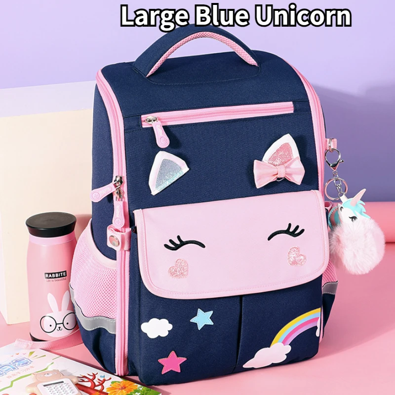 2022 New Cute Student Boys Girls School Bags Cartoon Unicorn Dinosaur Children Backpack In Kindergarten Travel Gift