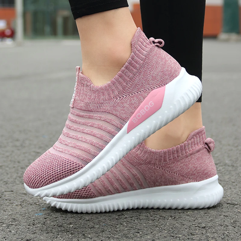 

New Platform Tennis Female Sneakers Casual Outdoor Walking Shoes Breathable Light Weight Vulcanized Shoes Women Large Size 35~42