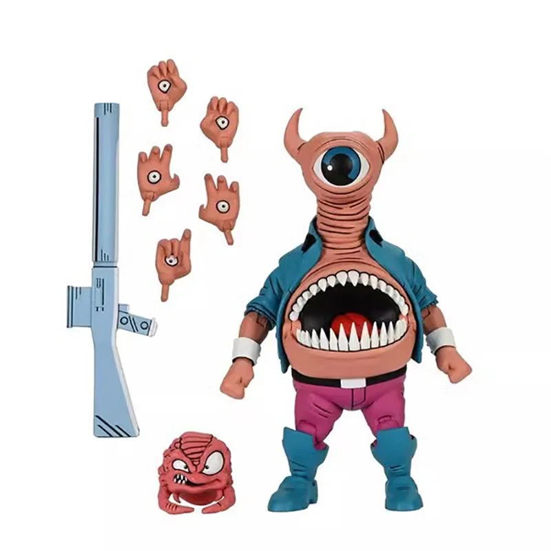 Фигурки Bandai подлинные Новые Neca Tmnt Приключения Eastman и lairde Bellybomb Acton Коллекционная