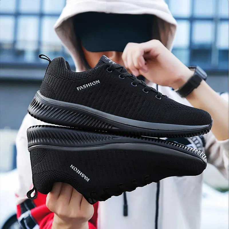 

children's sports shoes racing tennis sneakers man plus size black flat white sport shoes for men Male running shoes loafers