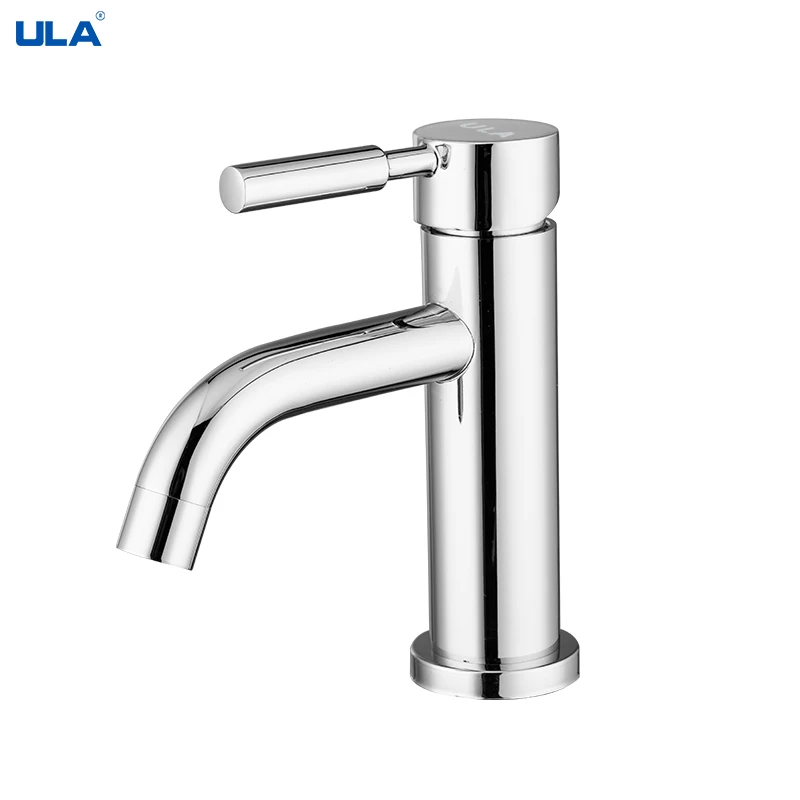 

ULA Chrome Basin Faucet Bathroom Washbasin Sink Tap Hot Cold Water Mixer Tap Crane Bathroom Fixture Waterfall Basin Faucet