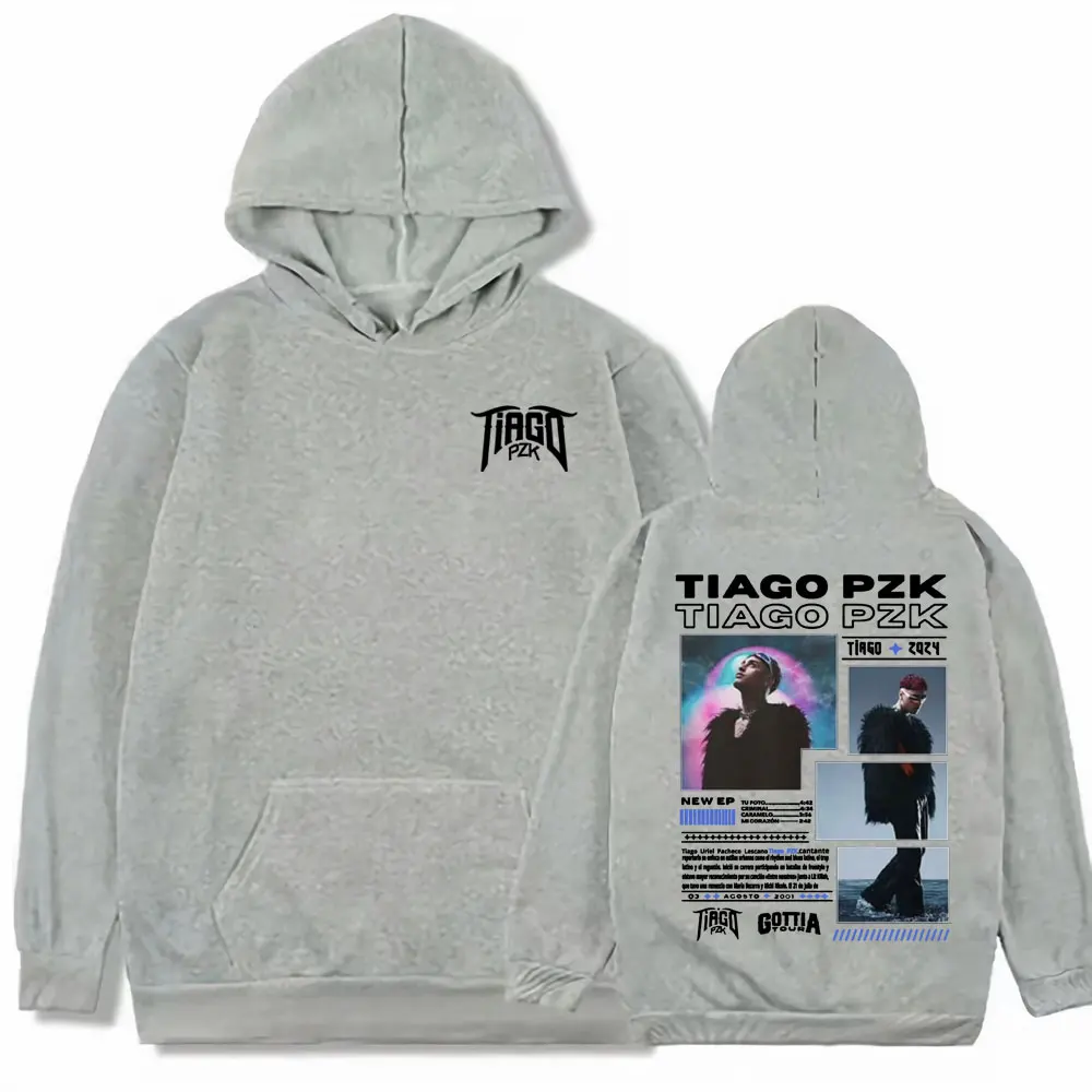 Рэпер Tiago Pzk Gottia Tour Графические толстовки Harajuku Хип-хоп модные винтажные унисекс