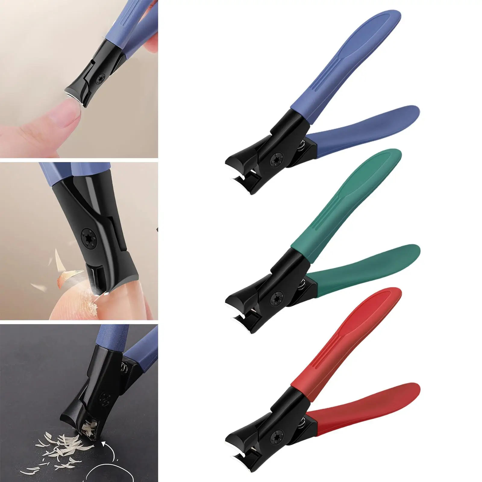 Large Size Household Nail Clippers Nail Clippers Toenail Clippers Cutter for Thick Nails Seniors Elderly Single Nail Clippers