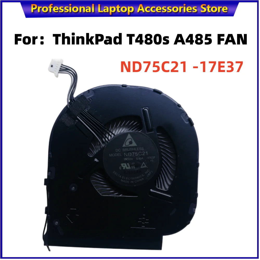 Вентилятор охлаждения ЦП для ноутбука Lenovo Thinkpad T480S A485 Radiato EG50040S1-CD00-S9A/ND75C21 -17E37 01HW696 01HW697