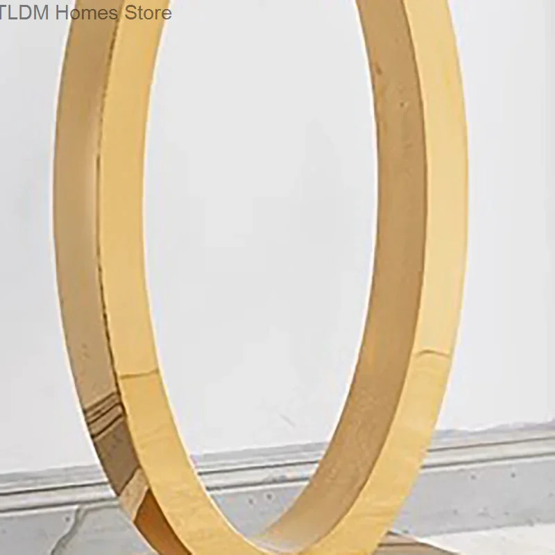 Консоль дизайнерская металлическая для гостиной роскошный угловой столик в