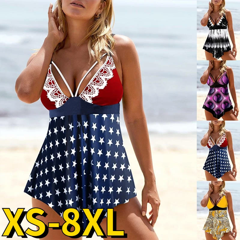 

Комплект бикини, новый дизайн, купальный костюм с принтом, комплект из двух предметов, купальник, пляжная одежда, летние танкини, женские купальники с высокой талией