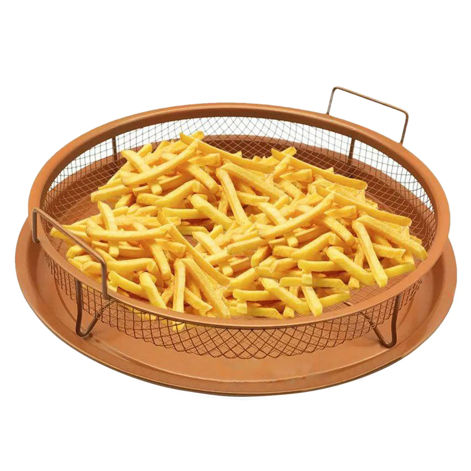 

AirFryer Silicone Pot Oven Baking Tray Fried Pizza Chicken Basket Mat Square Round Replacemen Grill Pan Accessories