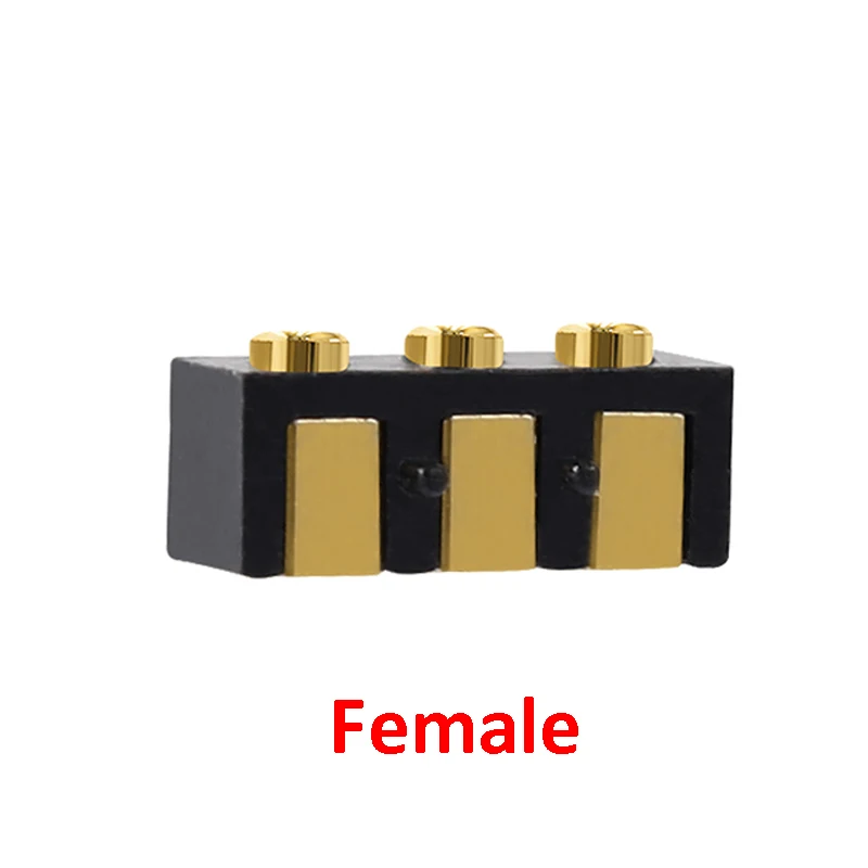 

1 шт. разъем Pogo Pin с шагом 2,5 мм, горизонтальный SMD для поверхностного монтажа, 1/2/3-полюсная полоса, подпружиненная мужская и женская мишень