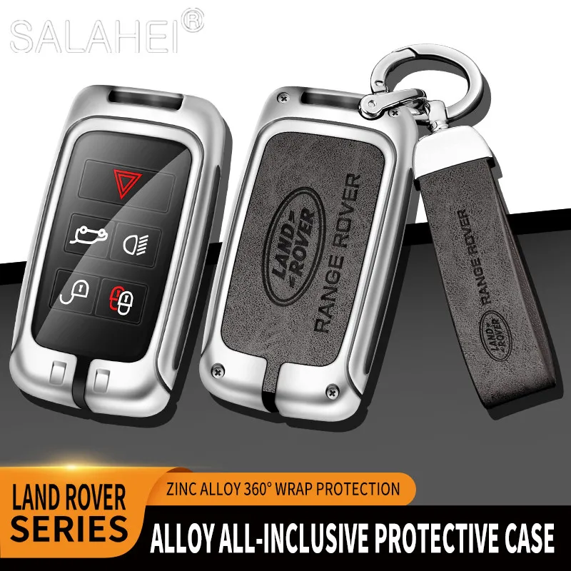 

Car Remote Key Fob Case Cover Shell For Land Rover Range Rover Evoque Discovery Sport Velar 2018 2019 2020 Keychain Accessories