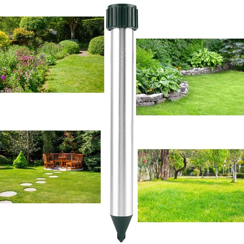 2 шт. отпугиватель кротов с вибрационным двигателем репеллент от средство