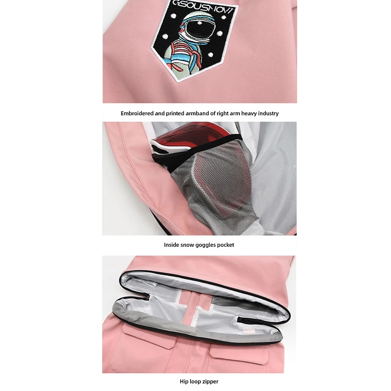 Лыжные костюмы для мальчиков и девочек новый стиль детей зимние ветрозащитные