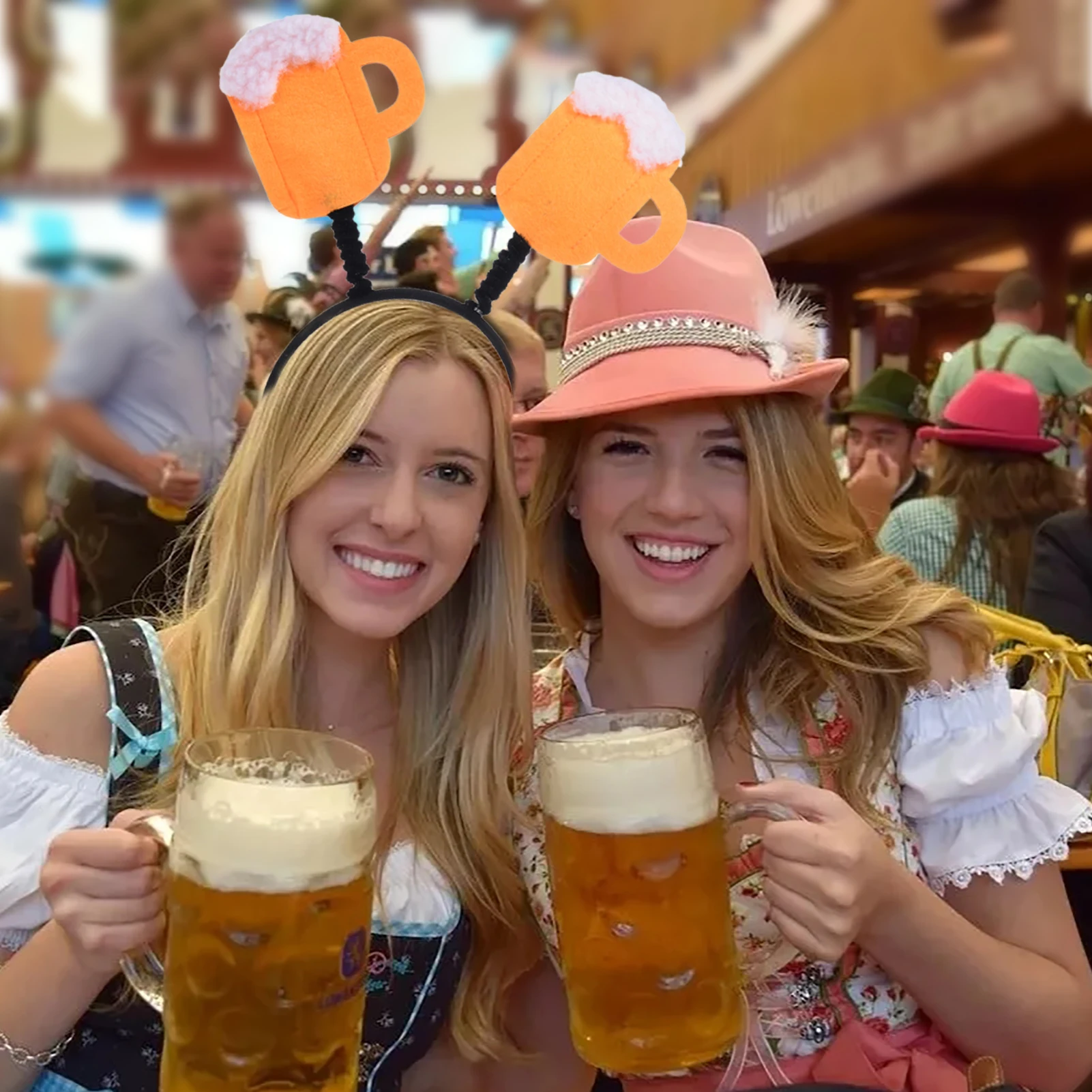 Повязка на голову для Октоберфеста немецкая Праздничная повязка