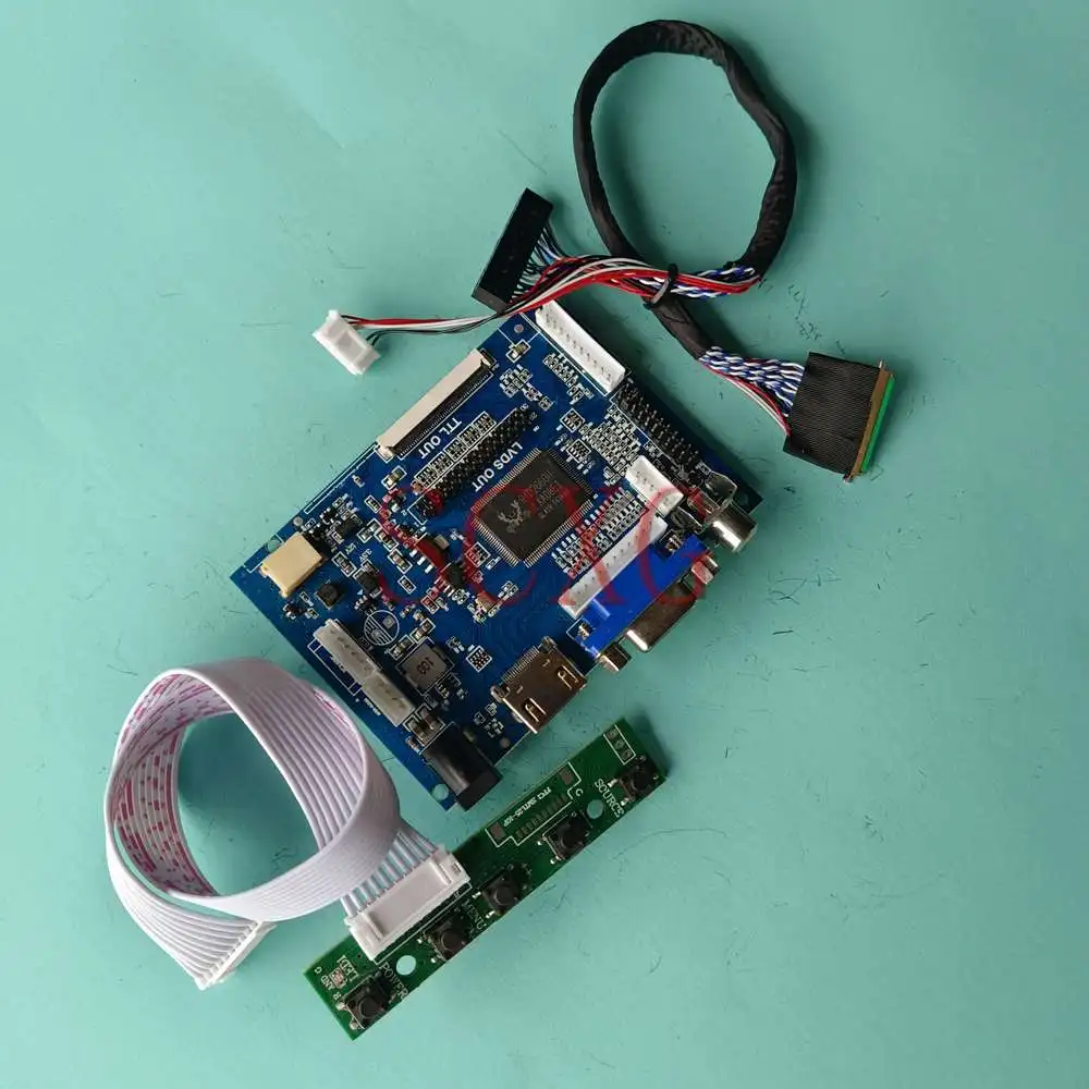 

LCD Display Controller Board Work For LP156WH3-TLA2 DIY Kit LVDS 40 Pin Notebook Panel 15.6" 1366*768 AV+VGA+HDMI-Compatible