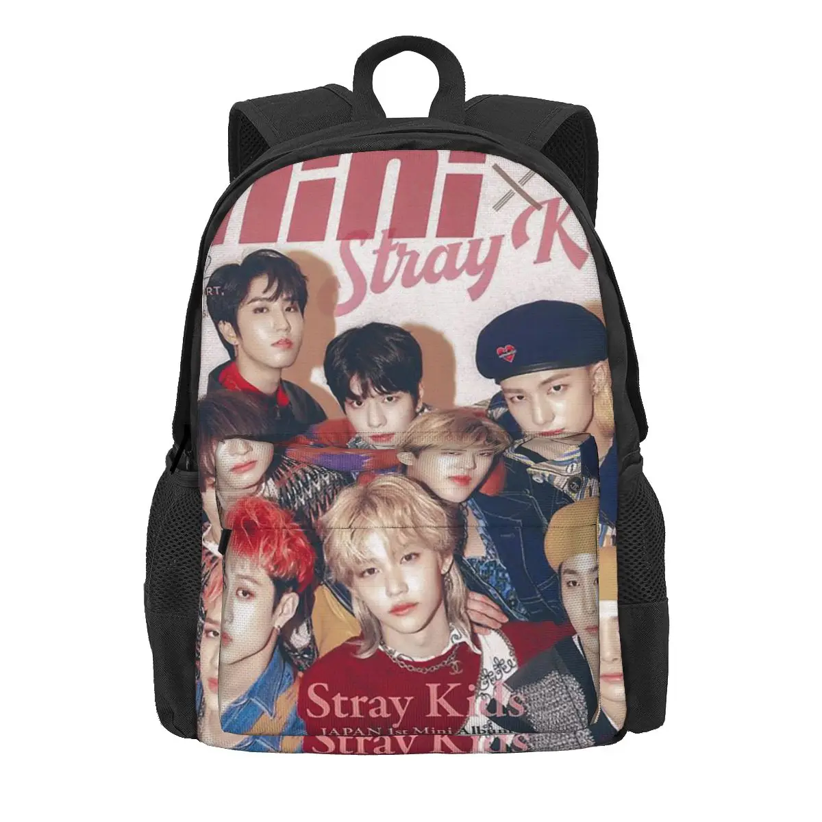 Рюкзак для девочек и мальчиков классический школьный ранец из полиэстера