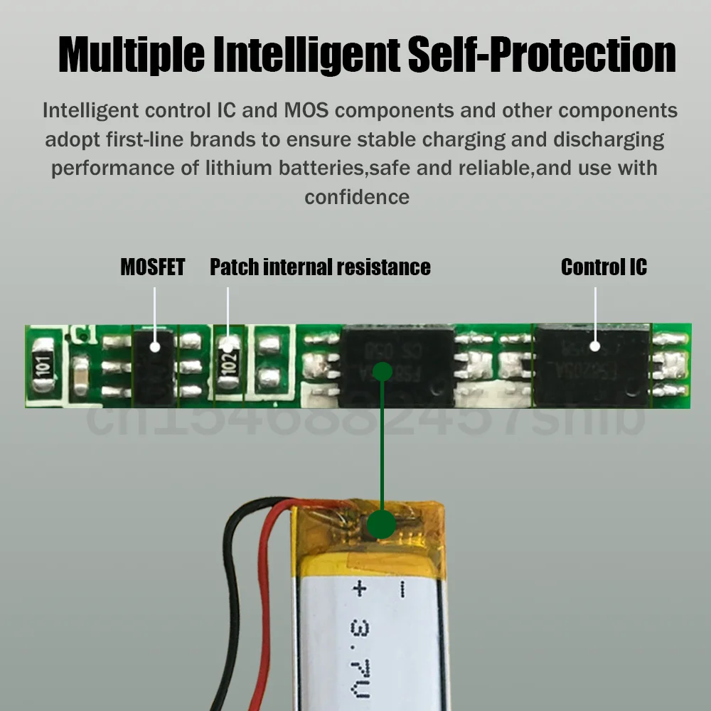 1-2pcs 3.7V 370mAh 501646 051646 Li-Polymer Rechargebale Lithium Battery For DVD VCD GPS Tracker Bluetooth Speakers Smart Watch - купить по