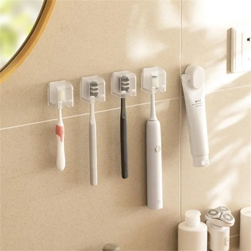 

Подставка для электрических зубных щеток, настенный держатель для зубных щёток, с сильной присоской, пылезащитный