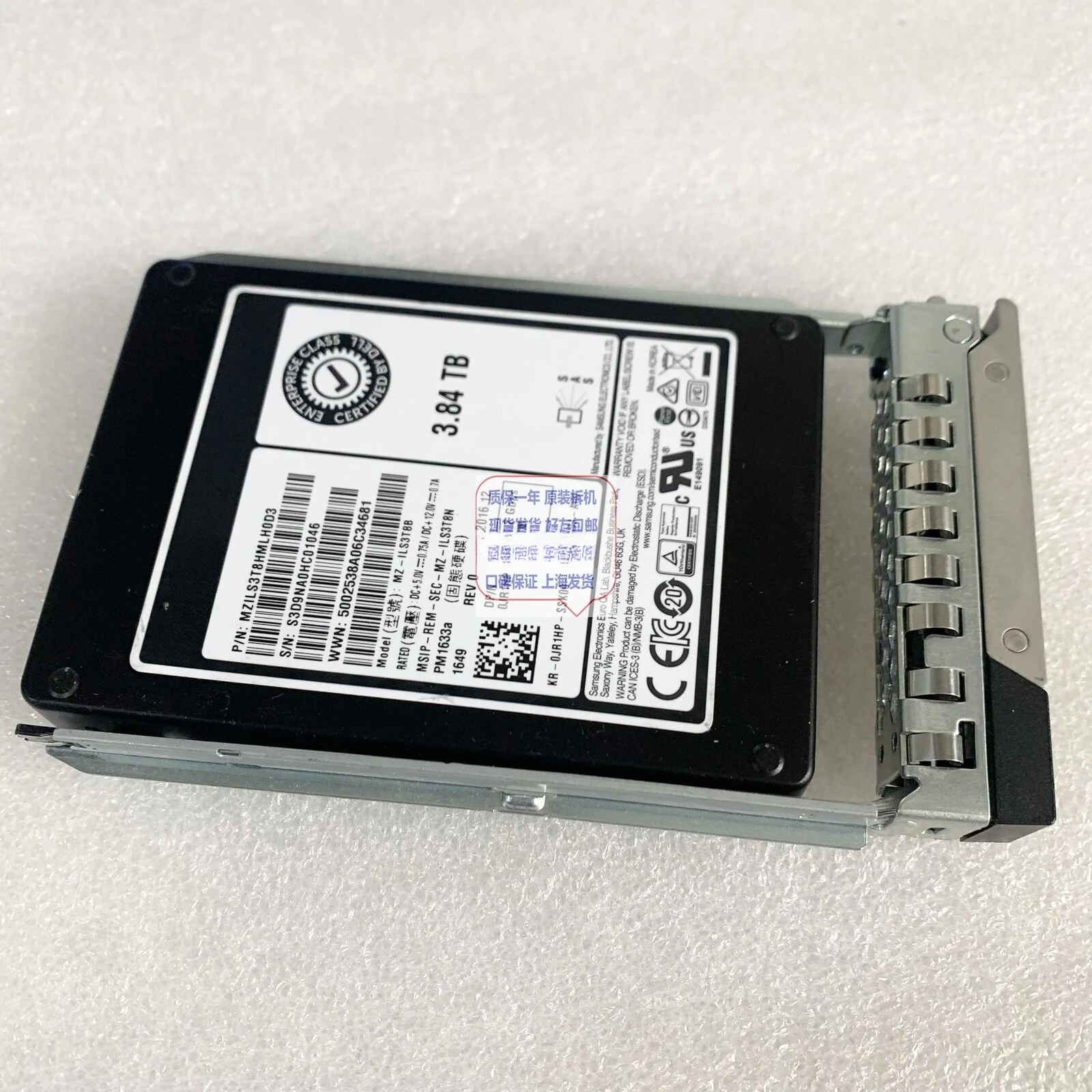 Для Dell R750 R940 3 84T 0JR1HP SAS SSD PM1633A