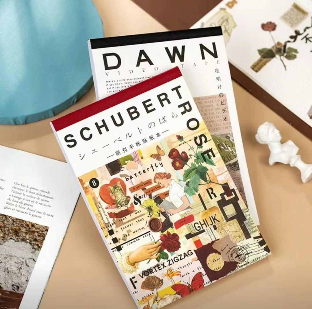 

50 листов, наклейки для журналов, книг, журналов, декоративные наклейки из материала «сделай сам», канцелярские принадлежности, Бумага васи